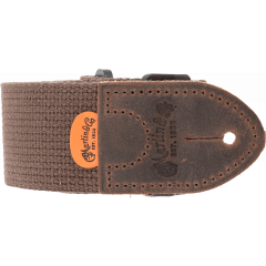 C.F. Martin Tissu avec attaches cuir, marron - Vue 1