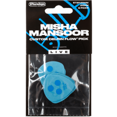 Dunlop Misha Mansoor Delrin Flow 0,65 mm, sachet de 6 médiators - Vue 1