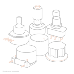 Korg potentiomètre de volume principal XVP20 - Vue 1