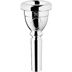 Denis Wick Embouchure Cornet Ultra plaquée argent 7C - Vue 1