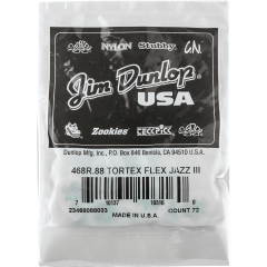 Dunlop Tortex Flex Jazz III 0,88mm sachet de 72 médiators - Vue 1