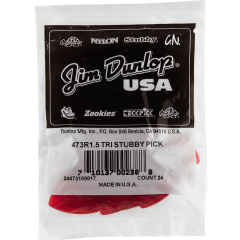 Dunlop Tri Stubby sachet de 24 médiators - Vue 1