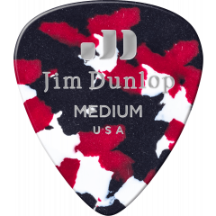 Dunlop Genuine Celluloid Classic, Player's Pack de 12, confetti, medium - Vue 1