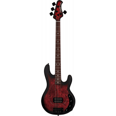 Sterling Stingray RAY34PB, Dark Scarlet Burst Satin - Vue 1