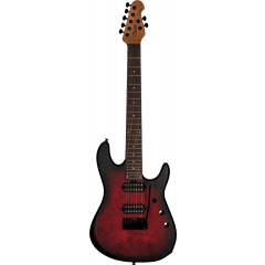 Sterling RICHARDSON7-DSBS, Jason Richardson Signature, 7 cordes, Dark Scarlet Burst Satin - Vue 1