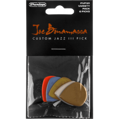 Dunlop Médiator Joe Bonamassa Custom Jazz III variety pack - Vue 1