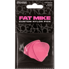 Dunlop Médiator Fat Mike Custom Nylon 0,60mm sachet de 6 - Vue 1