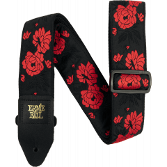 Ernie Ball Sangle Jacquard Tango Rose - Vue 1