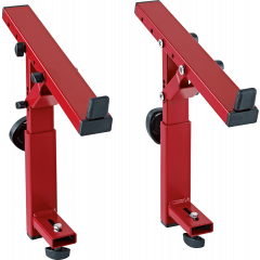 K&M 18822 Support de troisième clavier pour stands Omega rouge - Vue 1