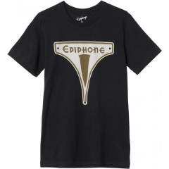 Gibson Accessories T-shirt Epiphone Vintage Badge Tee noir - Taille XL - Vue 1