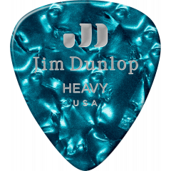 Dunlop Genuine Celluloid Classic, sachet de 72, turquoise, heavy - Vue 1
