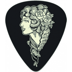 Dunlop Lucky 13 Series III, sachet de 36 #17 VoodooQueen, black, 1.00 mm - Vue 1