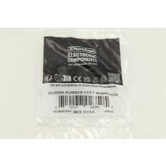 Dunlop Pieds Caoutchouc Rond avec Rondelle (x4) - Vue 1