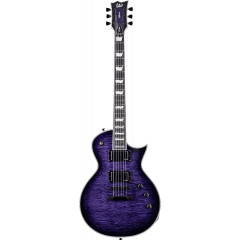 Ltd EC-1000 QM See Thru Purple Sunburst - Vue 1