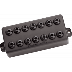 Seymour Duncan SH-8 Invader 7 cordes, humbucker chevalet, capot noir métal - Vue 1