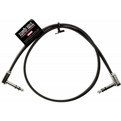 Ernie Ball Cables instrument patch TRS - coudé fin & plat - 60 cm - Vue 1