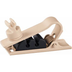Shure Pince cravate simple beige - 3 pcs - Vue 1