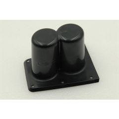 QSC Pro audio Embase Poteau Double Angle K.2 SERIES - Vue 1