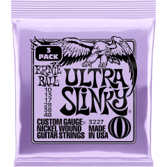 Ernie Ball Cordes Ultra Slinky 10-48 - pack de 3 - Vue 1