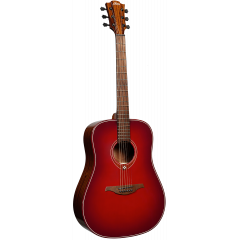 Lâg Tramontane Dreadnought Special Edition Red Burst - Vue 1
