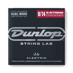 Dunlop Jeu électrique Hybrid Extra-Light 8 cordes 9-74 - Vue 1