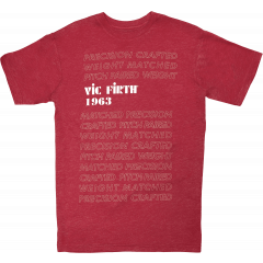 Vic Firth T-shirt 1963 Red Graphic M - Vue 1