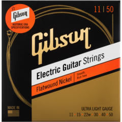 Gibson Accessories Flatwound Electric Ultra-Light 11-50 - Vue 1