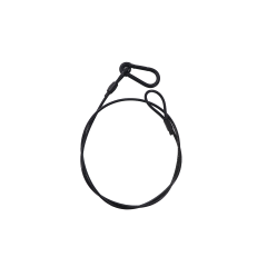 Algam Lighting SWB-3-75-PACK - Pack de 12 élingues de sécurité 3 mm 75 cm noir - Vue 1