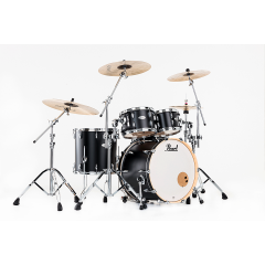 Pearl Professional Maple Rock 4 fûts Matte Caviar Black - Vue 1