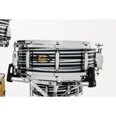 Pearl Caisse claire Masters Maple Gum 14 x 5" Custom Black Oyster Swirl - Vue 1