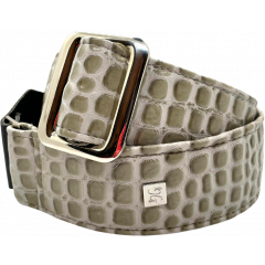 Get'M Get'M Sangle 2" Aussie Gator Ash Grey - Vue 1