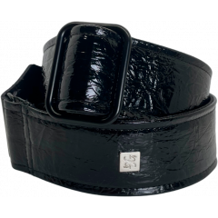 Get'M Get'M Sangle 2" Distressed Vernice Black - Vue 1