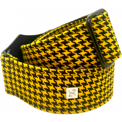 Get'M Get'M Sangle 2" Fly Hounds Tooth Yellow - Vue 1