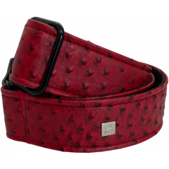 GET'M GET'M Sangle 2" Ostrich Burgundy - Vue 1