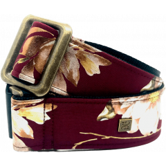 GET'M GET'M Sangle 2" Metal Rose Burgundy - Vue 1