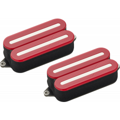 Fishman Set Fluence Modern Humbucker OpenCore Actifs, 6 cordes, 3 Voix, Rouge, Rail Nickel - Vue 1