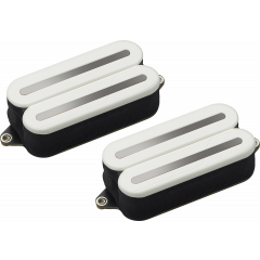 Fishman Set Fluence Modern Humbucker OpenCore Actifs, 6 cordes, 3 Voix, Blanc, Rail Nickel Noir - Vue 1