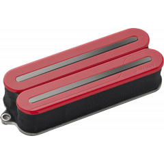Fishman Fluence Modern Humbucker OpenCore Actif, 8 Cordes, 3 Voix, Céramique, Rouge, Rail Nickel Noir - Vue 1