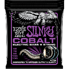 Ernie Ball Slinky cobalt 5 cordes 50-135 - Vue 1