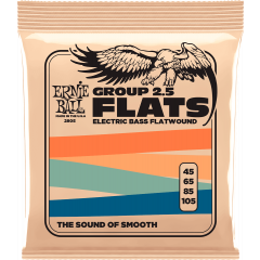 Ernie Ball Flats Group 2.5 45-105 - Vue 1