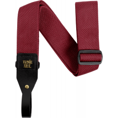 Ernie Ball Sangle polypropylène pour guitare acoustique bordeaux - Vue 1