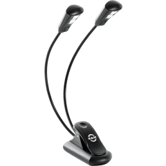 K&M Lampe de pupitre 2 bras 2 Leds avec batterie - Vue 1