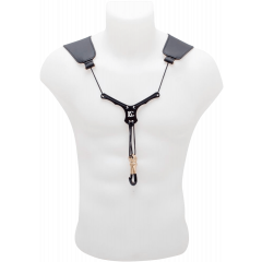 BG Cordon Yoke Zen noir écarteur noir pour saxo - Mousqueton métal - Vue 1