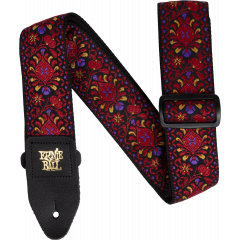 Ernie Ball Sangle Jacquard Crimson Royal Bloom - Vue 1