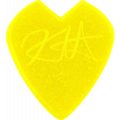 Dunlop Kirk Hammett Jazz III Yellow Glitter, sachet de 24 - Vue 1