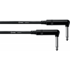 Cordial Câble instrument jacks coudés 3 m - Vue 1