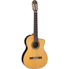 Takamine EC132SC Classique, cutaway électro-acoustique, Natural - Vue 1