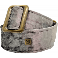 Get'M Get'M Sangle 2" Boujee Velvet - Hermatite Silver - Vue 1