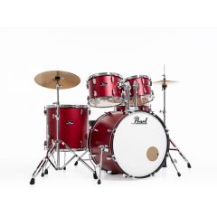 Pearl Roadshow rock 22" Matte red avec pack Sabian Solar 2 cymbales - Vue 1