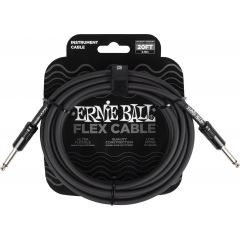 Ernie Ball Câbles instrument Flex jack/jack 6m noir - Vue 1